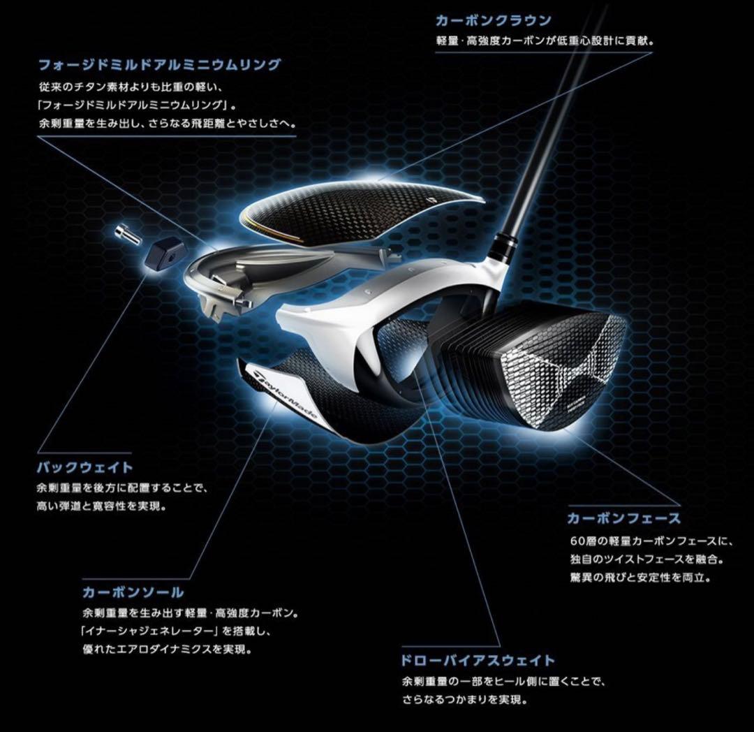 新品未使用☆テーラーメイド ステルス グローレプラス ドライバー9.5°S