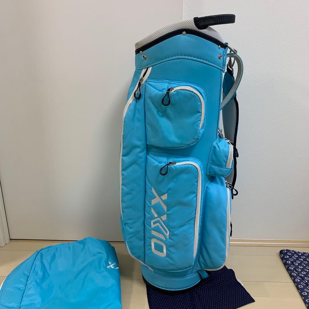 XXIO 水色 キャディバッグ カバー付き(最終価格)