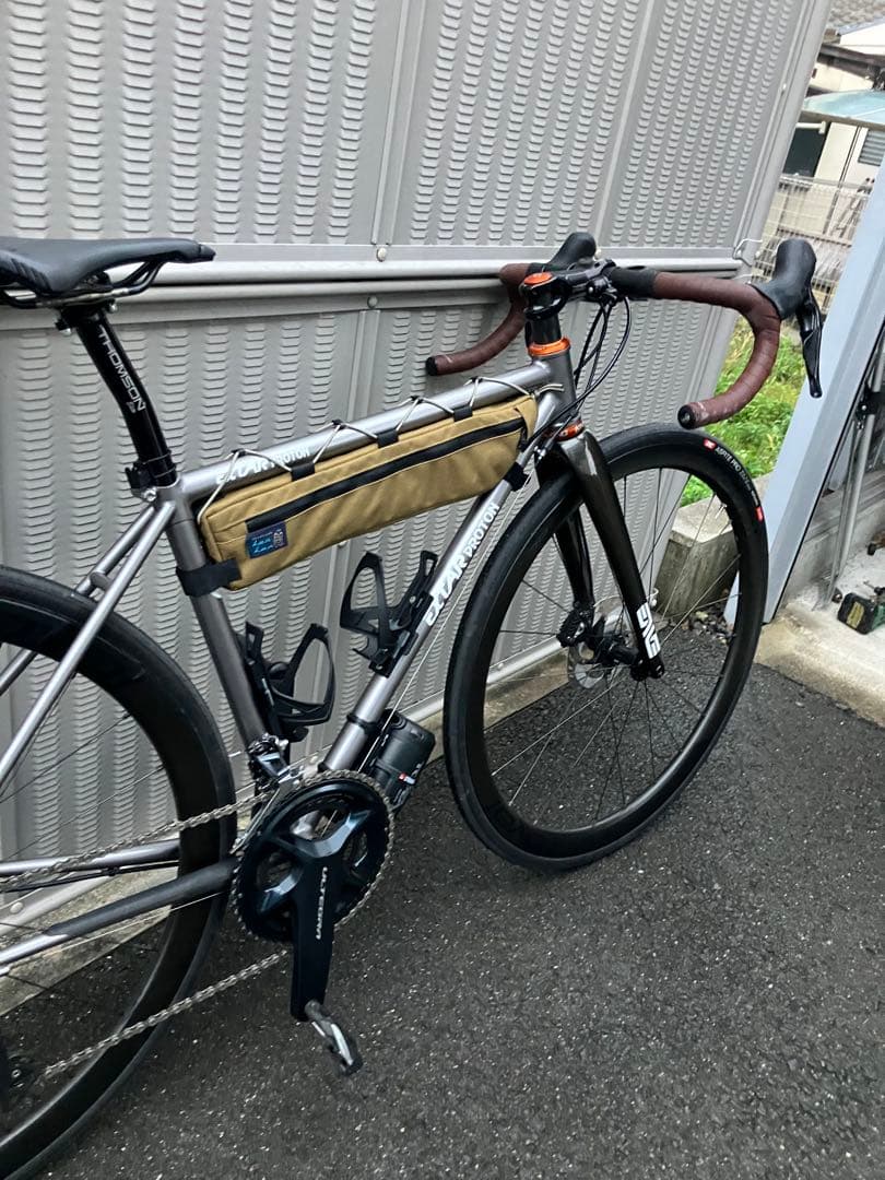 ハンドメイドフレームバッグ　コーデュラ1000 コヨーテ　43.5cm
