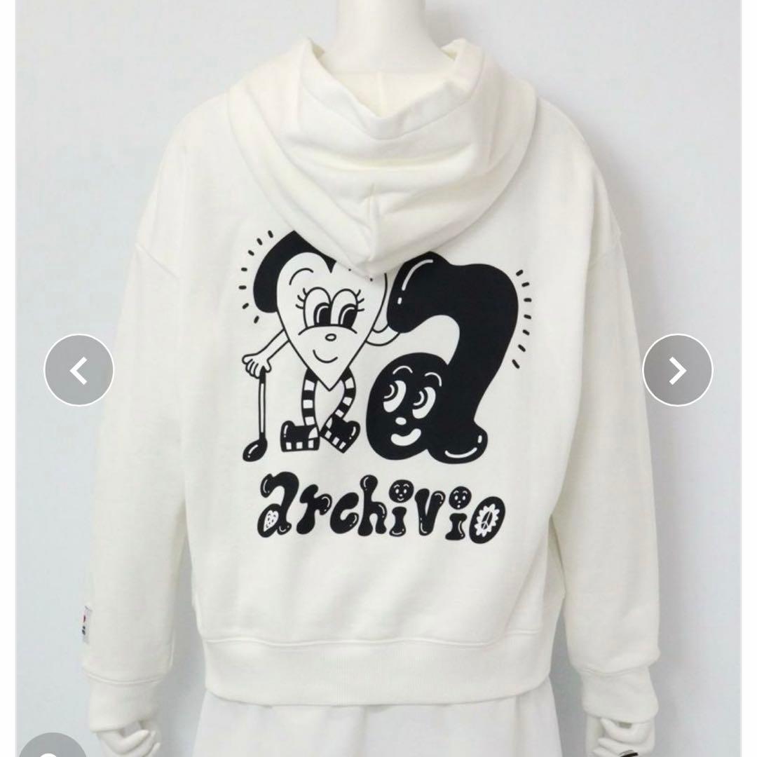 新品未使用　【ARCHIVIO×Chocomoo】フードパーカー
