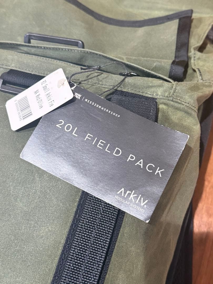 新品 MISSIONWORKSHOP 20L Field Pack ARKIV