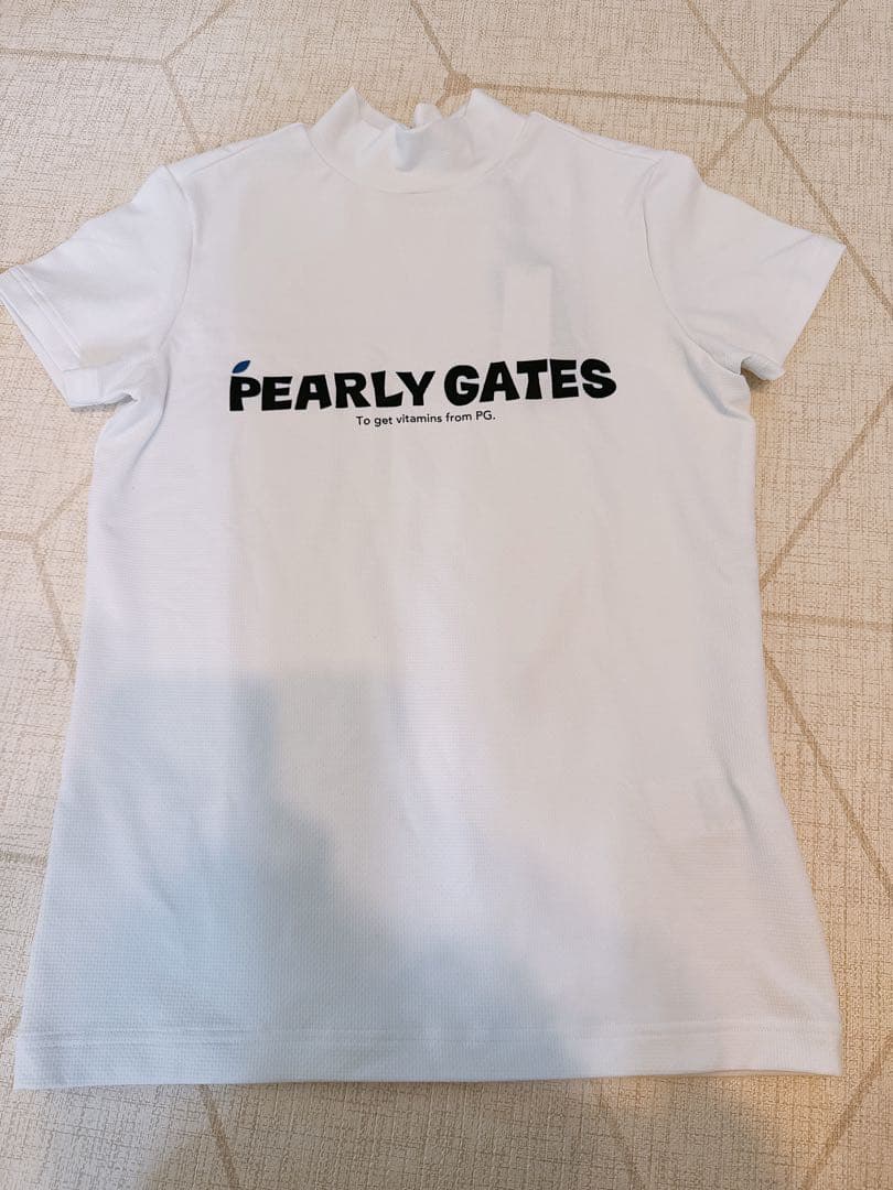 【新品未使用タグ付き⭐︎2025新作】 PEARLY GATES 半袖カットソー