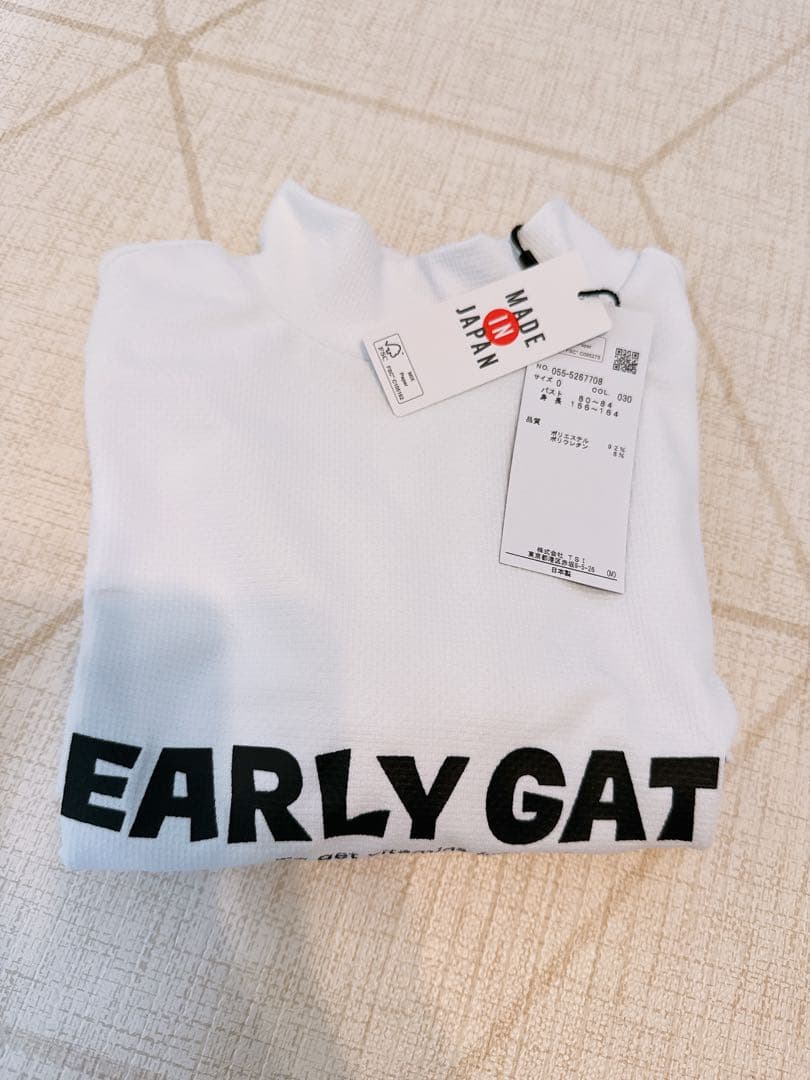 【新品未使用タグ付き⭐︎2025新作】 PEARLY GATES 半袖カットソー