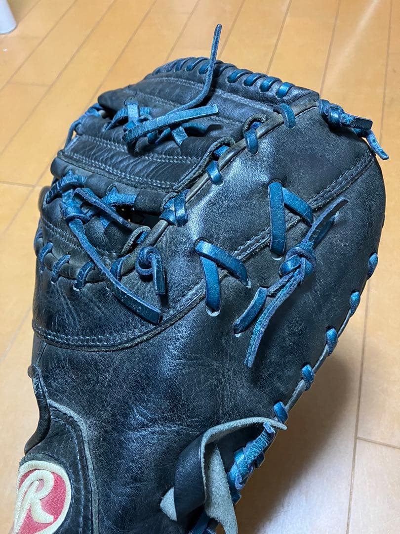 Rawlings ファーストミット 右利き ブラック 軟式 グローブ