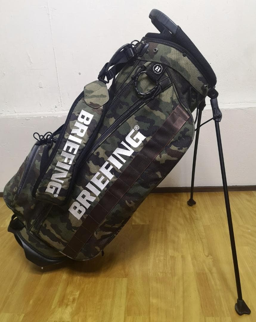 BRIEFING CR-4 #01 スタンドキャディバッグ グリーンカモ