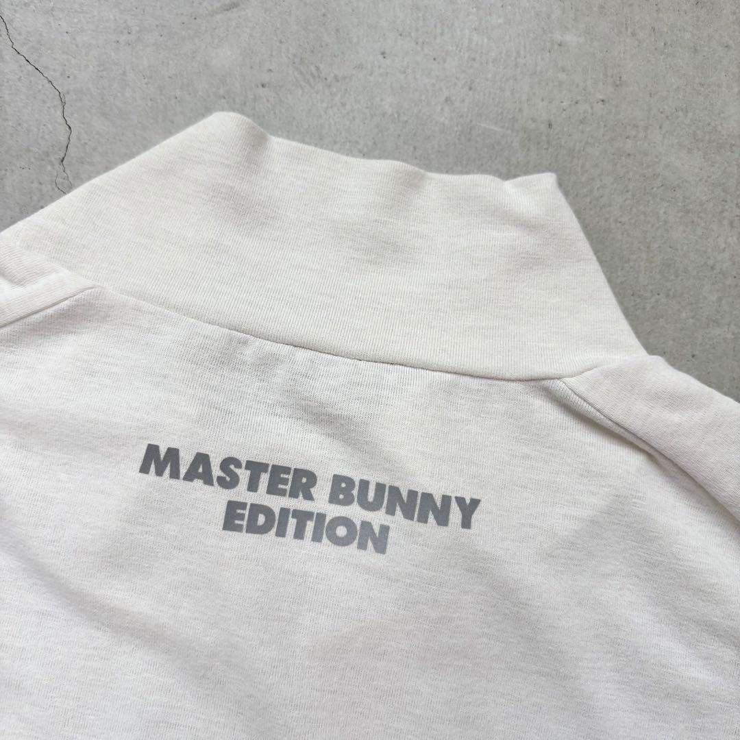 MASTER BUNNY EDITION モックネック半袖シャツ ロゴプリント