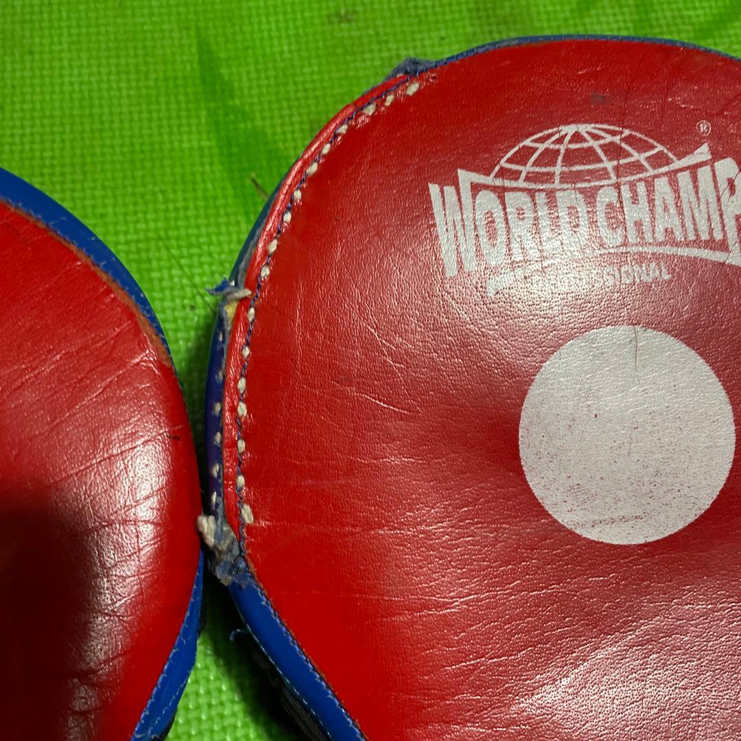 最終価格WORLD CHAMP パンチングミット イサミパンチングミット