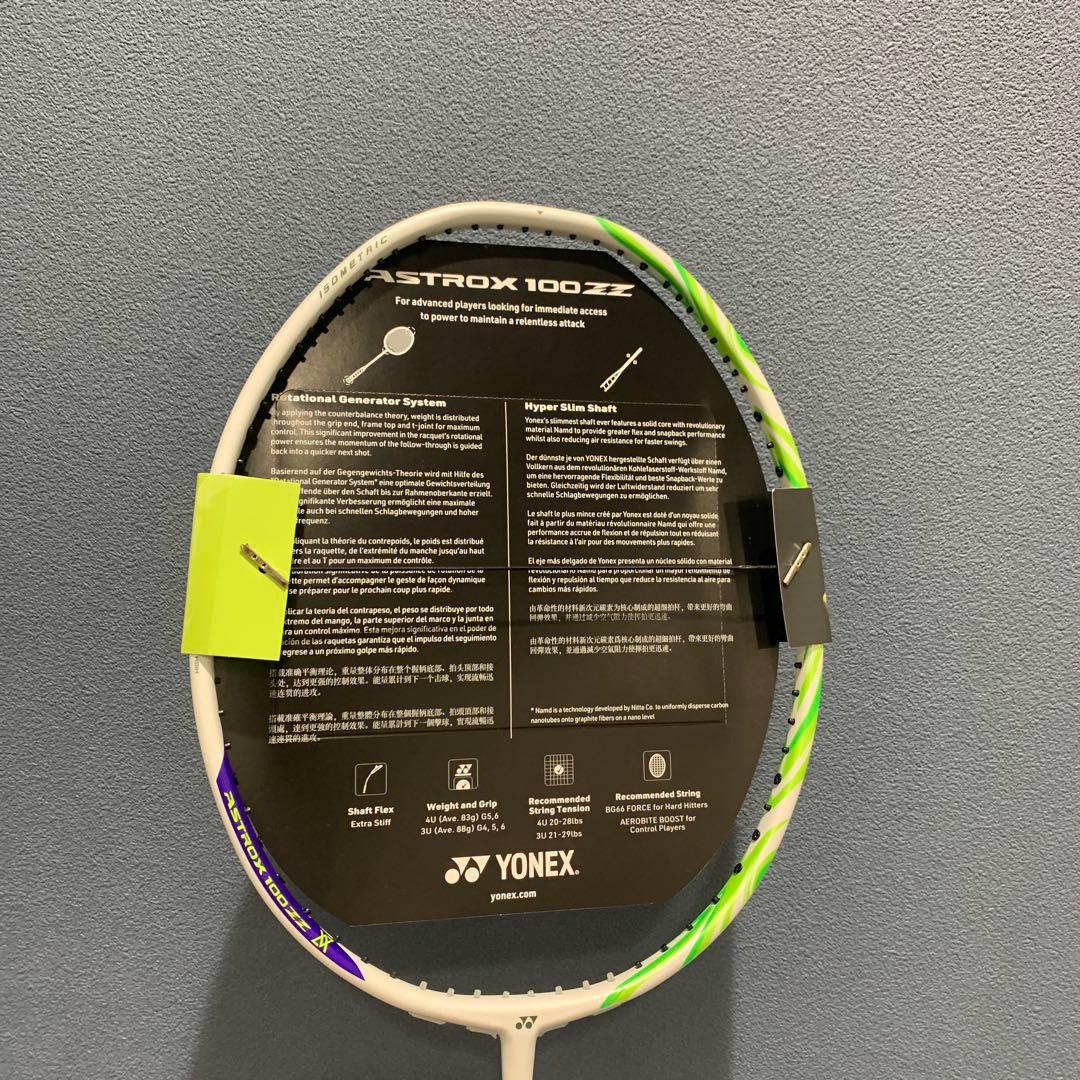 YONEX 初回モデル　ASTROX 100 4U5 バドミントンラケット