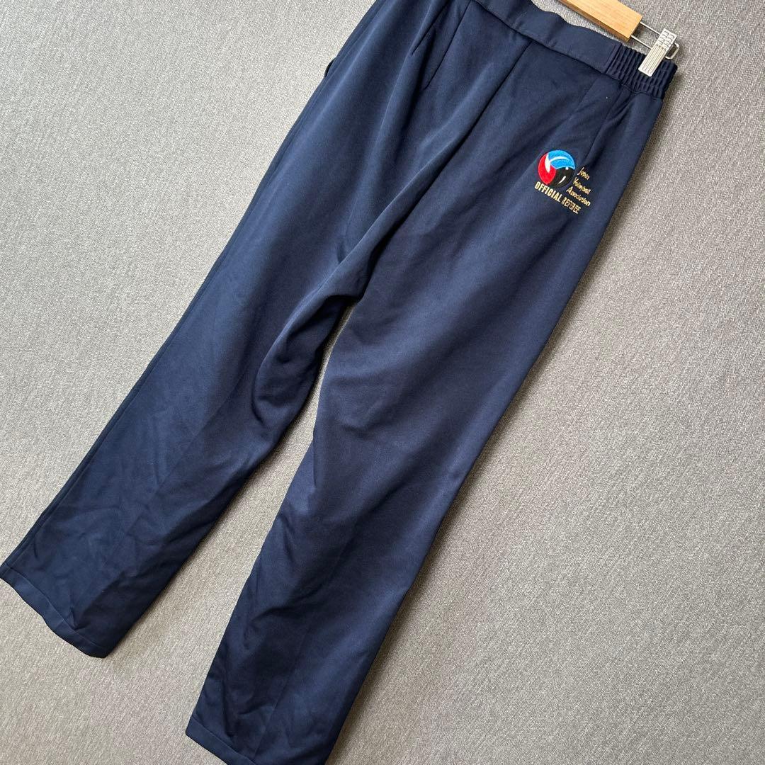 JAPANバレーボールオフィシャルリフェリー用asicsパンツネイビー ジャージ