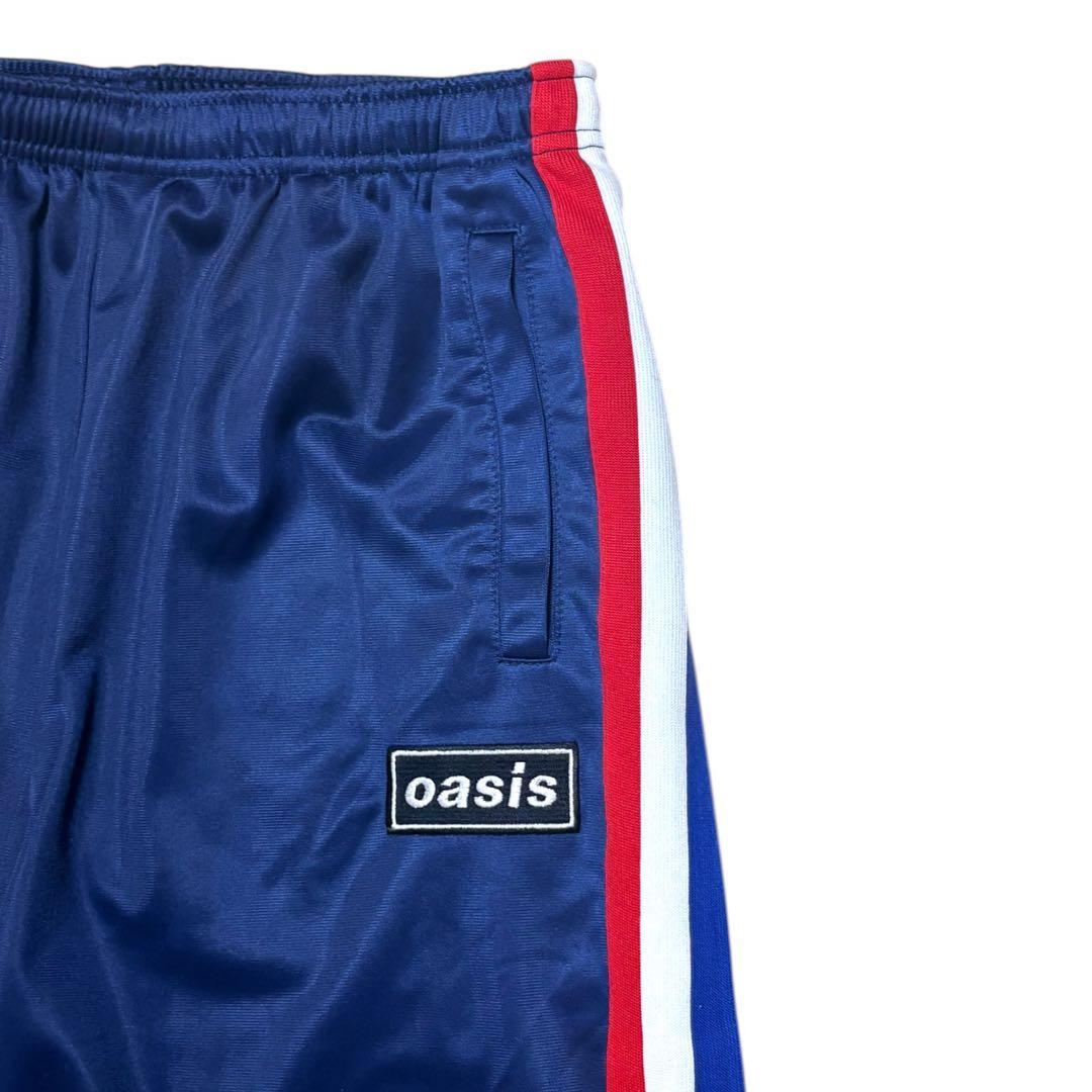 美品 oasis ジョガーパンツ L 紺 30周年 リヴフォーエヴァー トラック