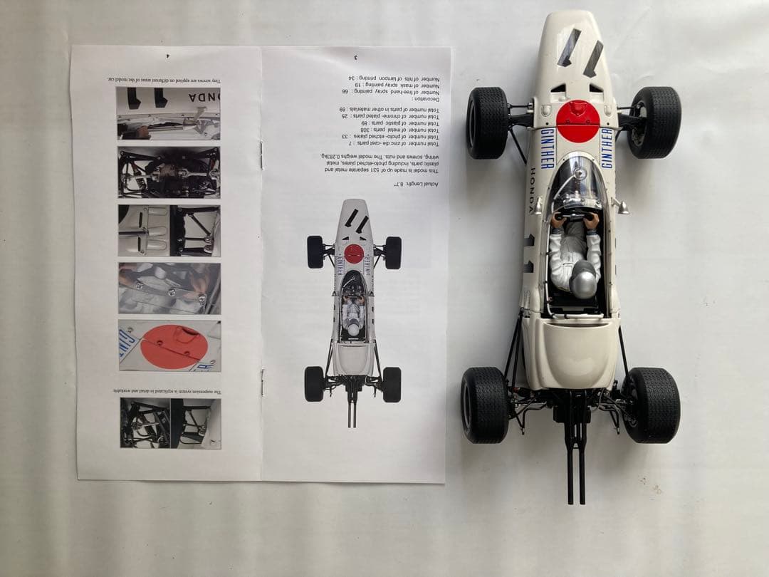 ミニカー AUTOart HONDA RA272 F-1