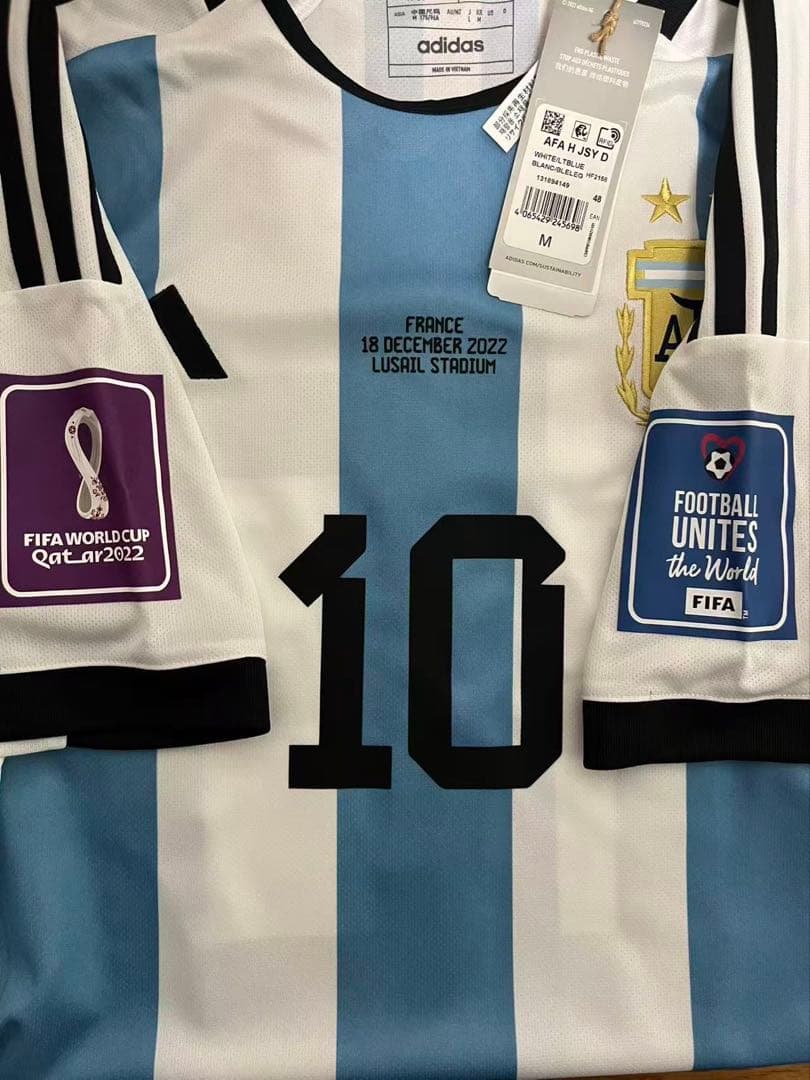 新品タグ付/正規品 アルゼンチン代表 メッシ 2022 WC 決勝