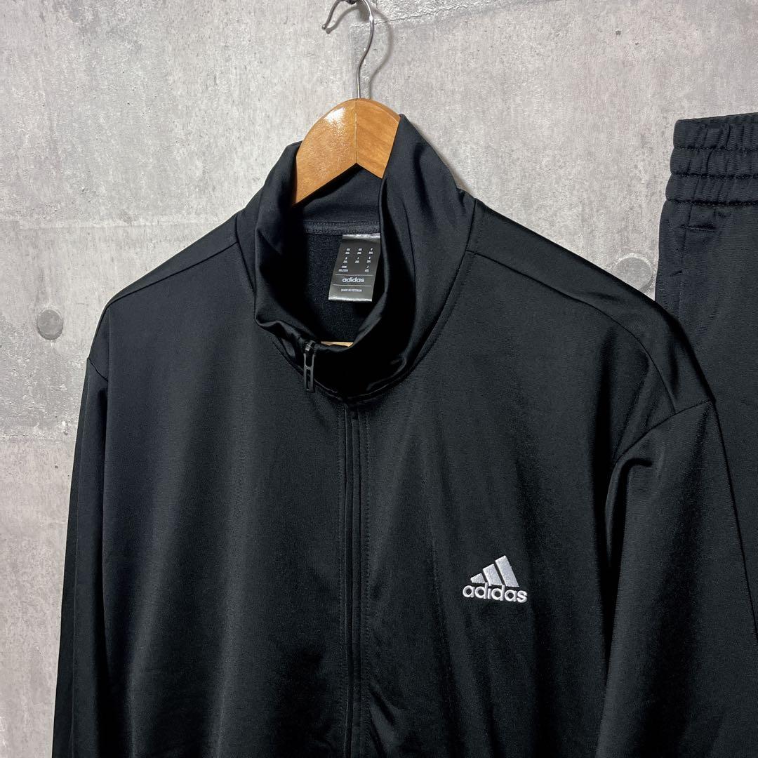 adidasアディダス メンズビッグサイズ 裏起毛ジャージ上下セット 6XL