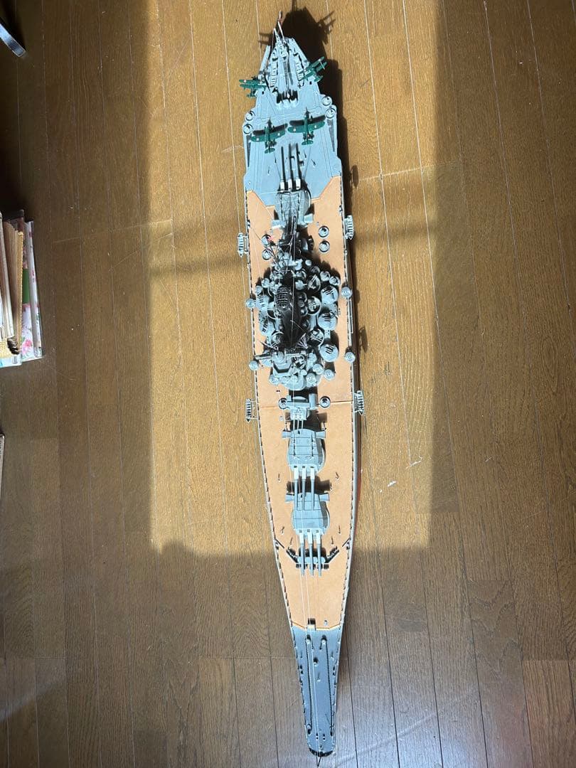 超大型戦艦大和1350mm製作完了しました。(1号作戦時)仕様です。