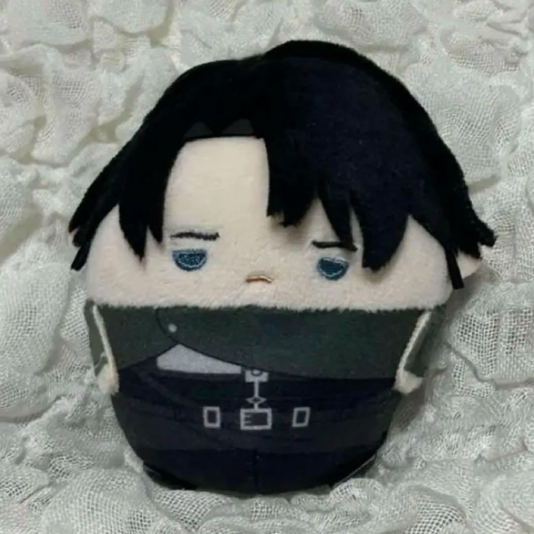 進撃の巨人 リヴァイ ハンジ おまんじゅう ふわコロりん マスコットキーホルダー