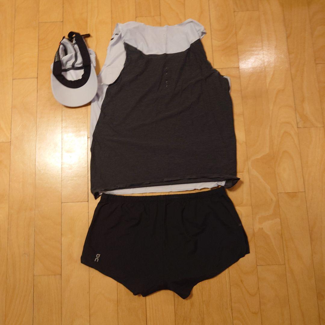 On レース用　Tank、Shorts、 Cap（サイズL）