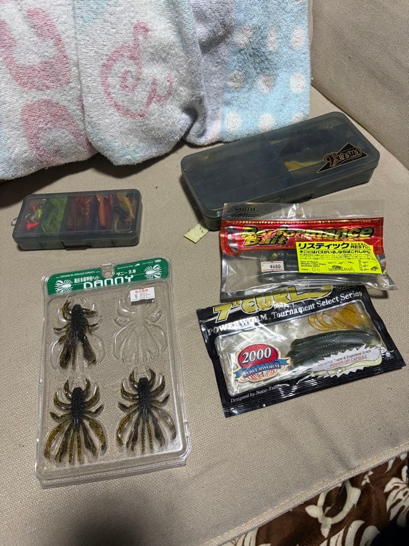 ワームセット　バス釣り引退