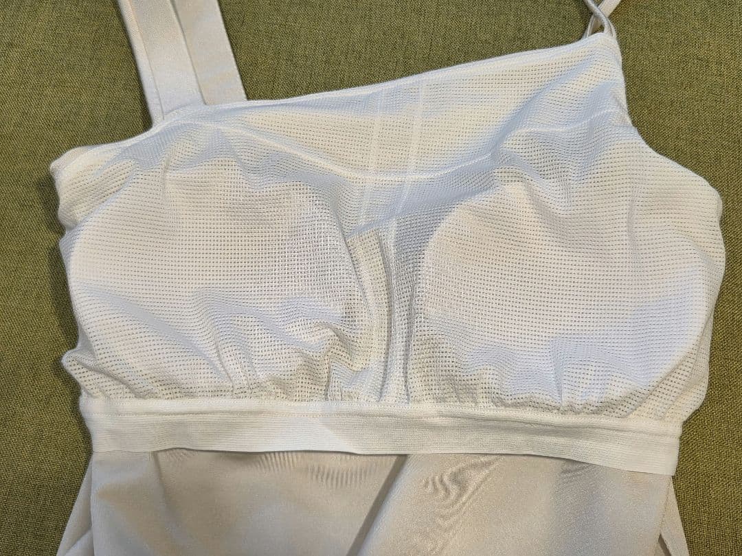 【SUKALA】美品☆シャインストレッチ☆アシンメトリーチュニック　Lサイズ
