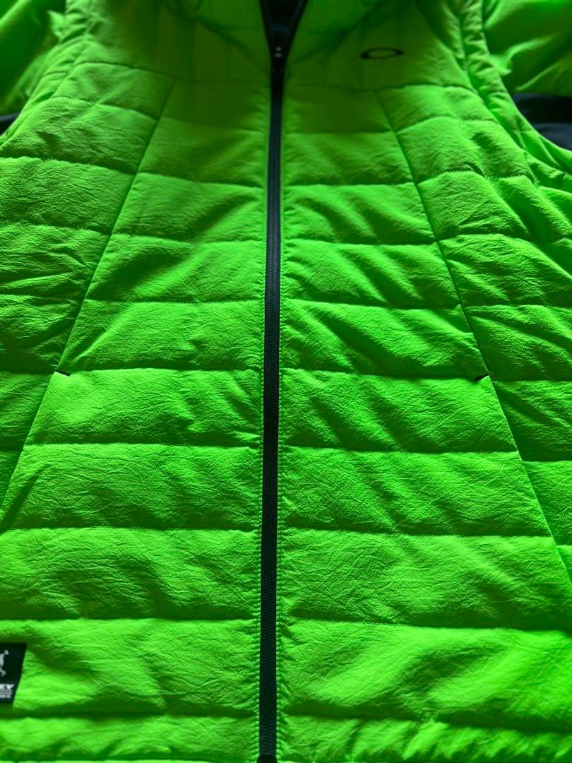 極美品 オークリー ゴルフ ウェア メンズ スカル ダウン ジャケット XL