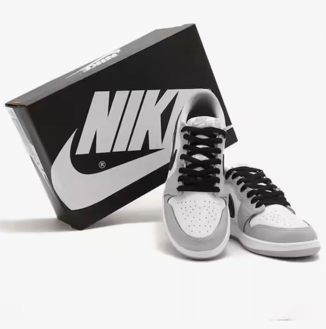 AIR JORDAN 1 RETRO LOW OG WHITE/GREY 27㎝