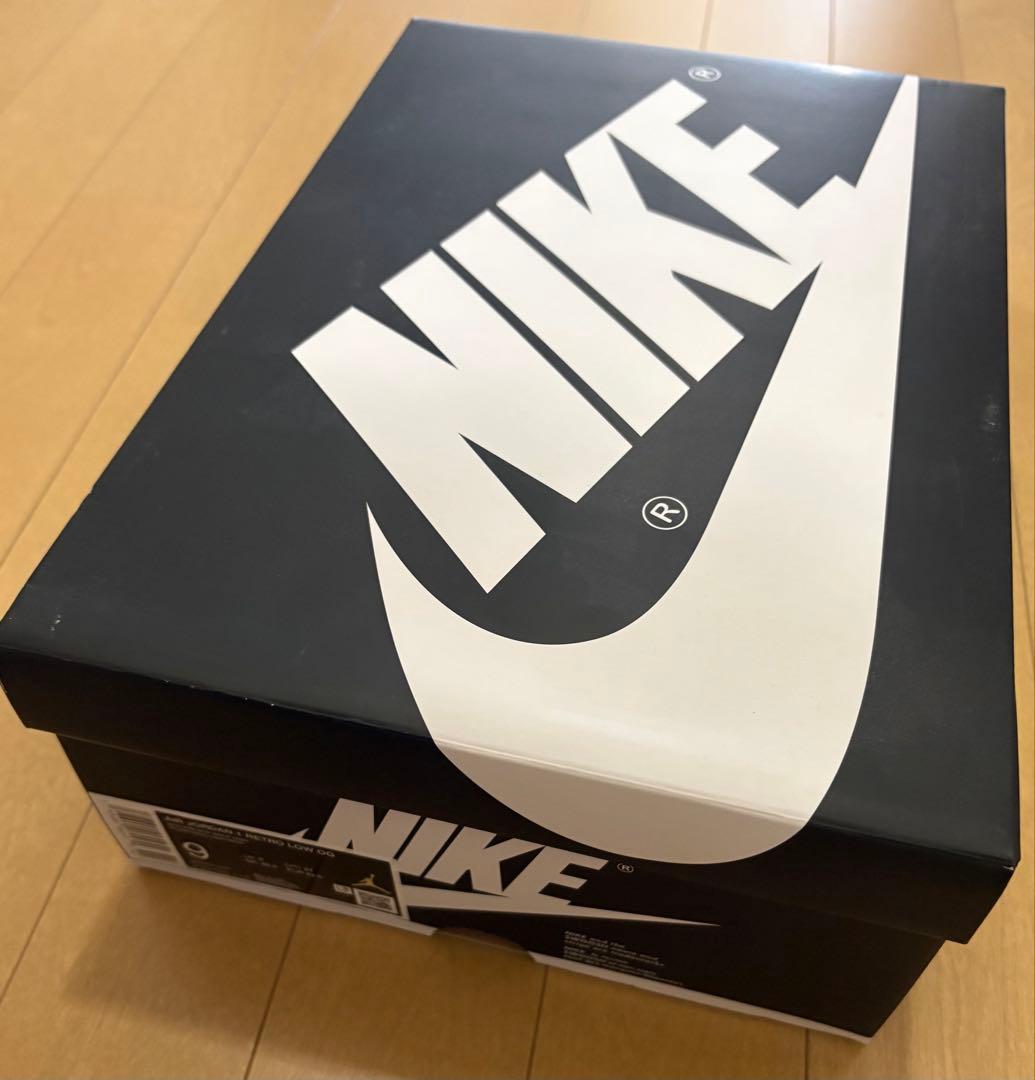 AIR JORDAN 1 RETRO LOW OG WHITE/GREY 27㎝
