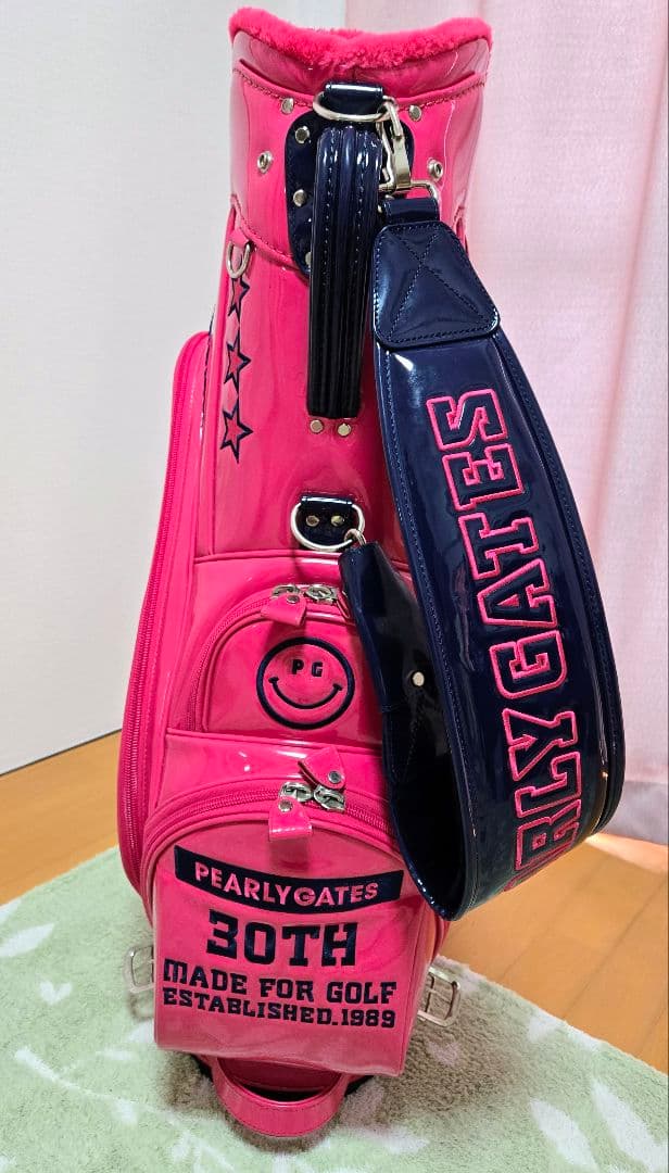PEARLY GATES 30TH ゴルフバッグ ピンク