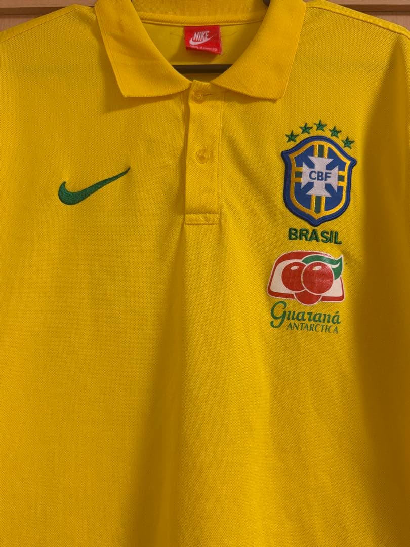 ブラジル代表 Nike イエローポロシャツ 激レア