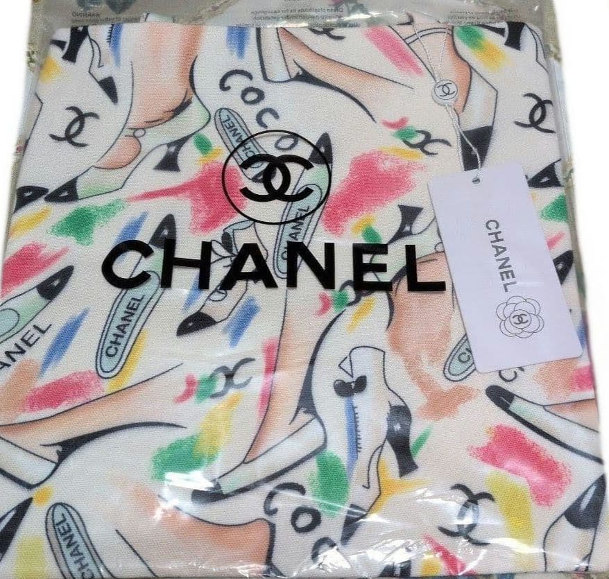 CHANEL カラフル　キャンパス トートバッグ　ノベルティ　【未使用品】