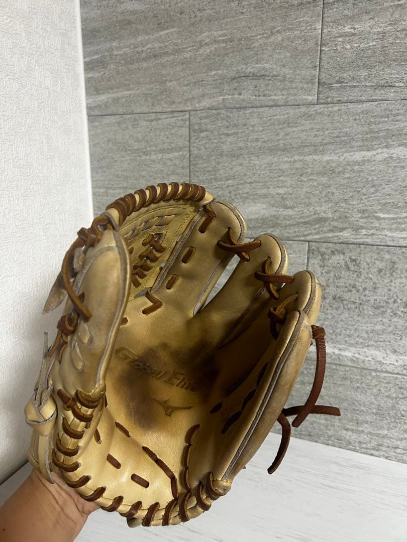 ミズノプロ　グローバルエリート 硬式　グラブ　内野手用 サイズ10 ブロンド