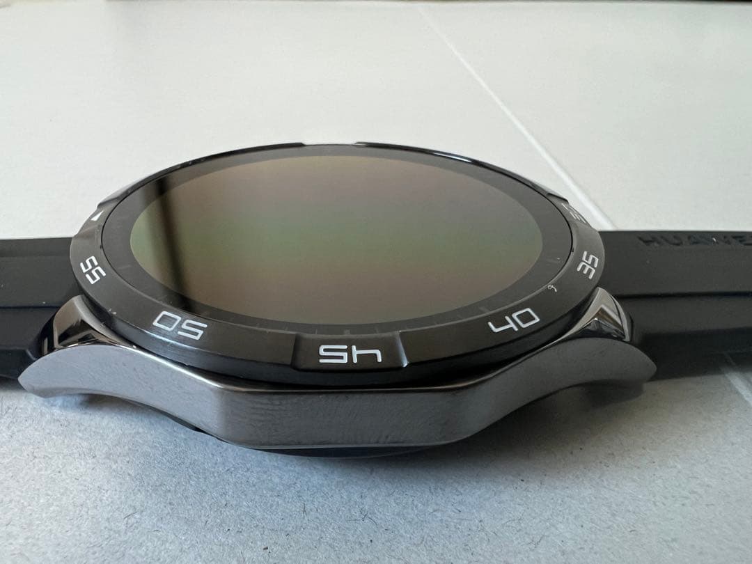 【最終値下げ】Huawei Watch GT 4 ブラック　ゴルフナビ