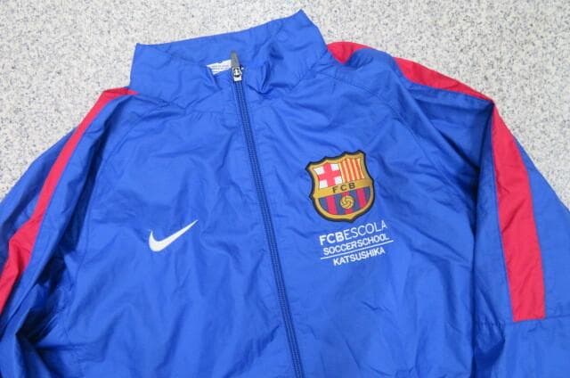 FCバルセロナアカデミー葛飾校ナイキNIKEナイロンジャケット