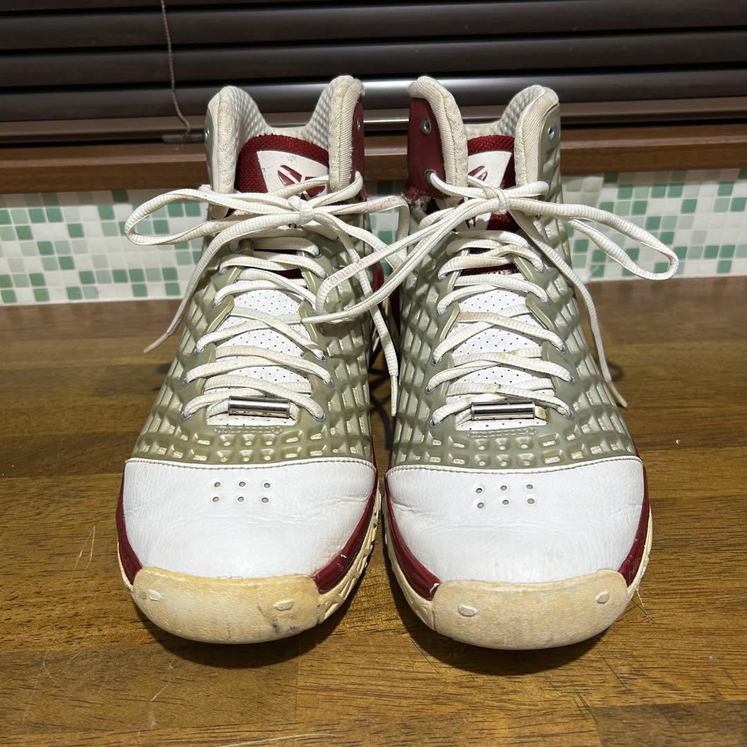 NIKE ZOOM KOBE 3 ホワイト×レッド 27cm
