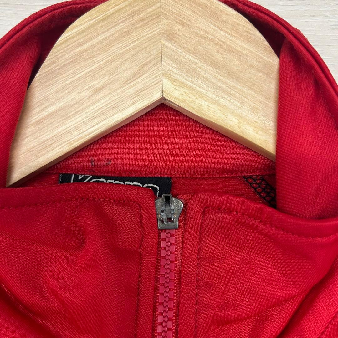 【超特大2XO】adidas トラックパンツ 黒 3本ライン 裾ジップ ゆるだぼ