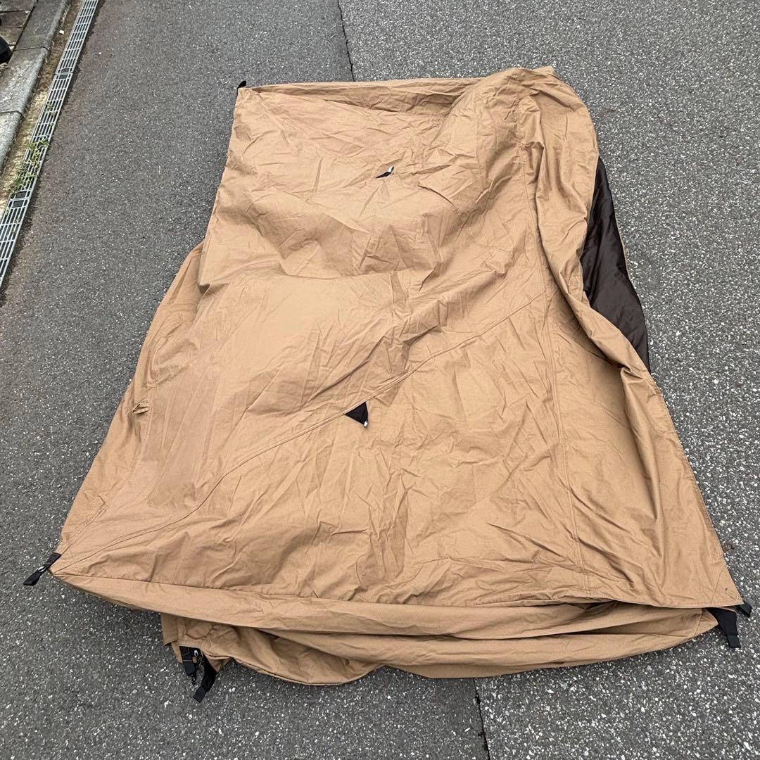 数回使用　ワンティグリス　スーパーシェルターTc テトロンコットン　ブラウン