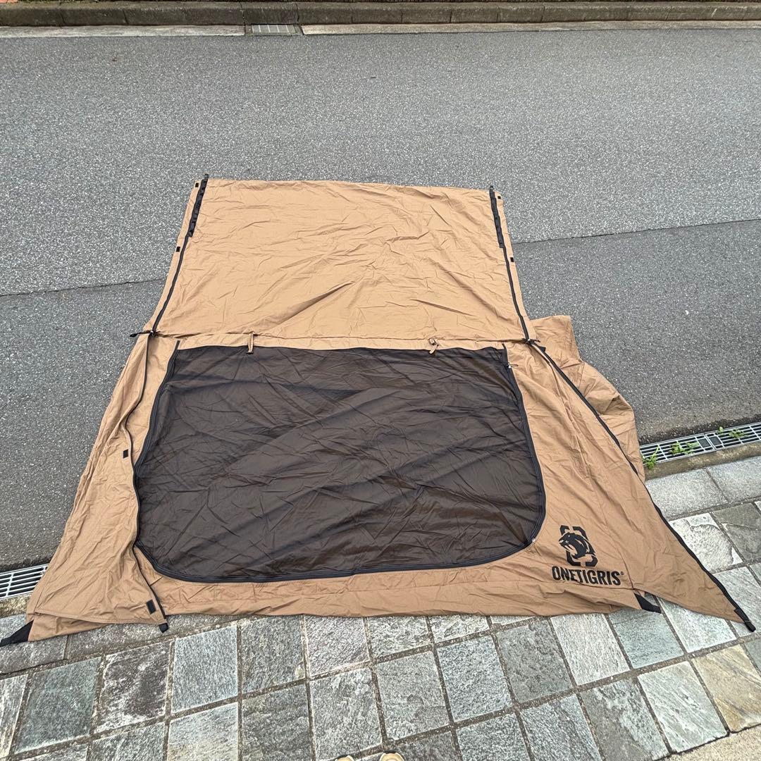 数回使用　ワンティグリス　スーパーシェルターTc テトロンコットン　ブラウン