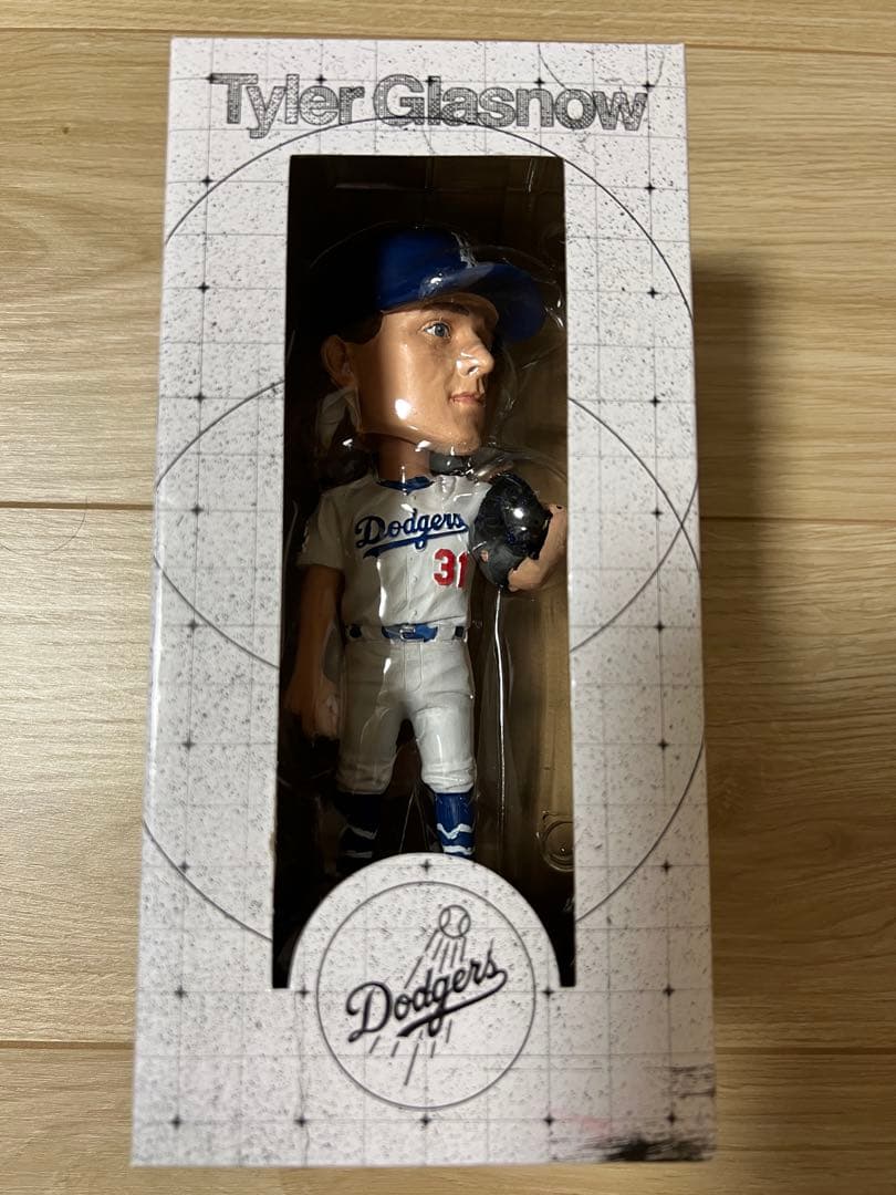 《新品未開封》◾️Dodgers／グラスノー　ボブルヘッド　現地観戦　来場者記念