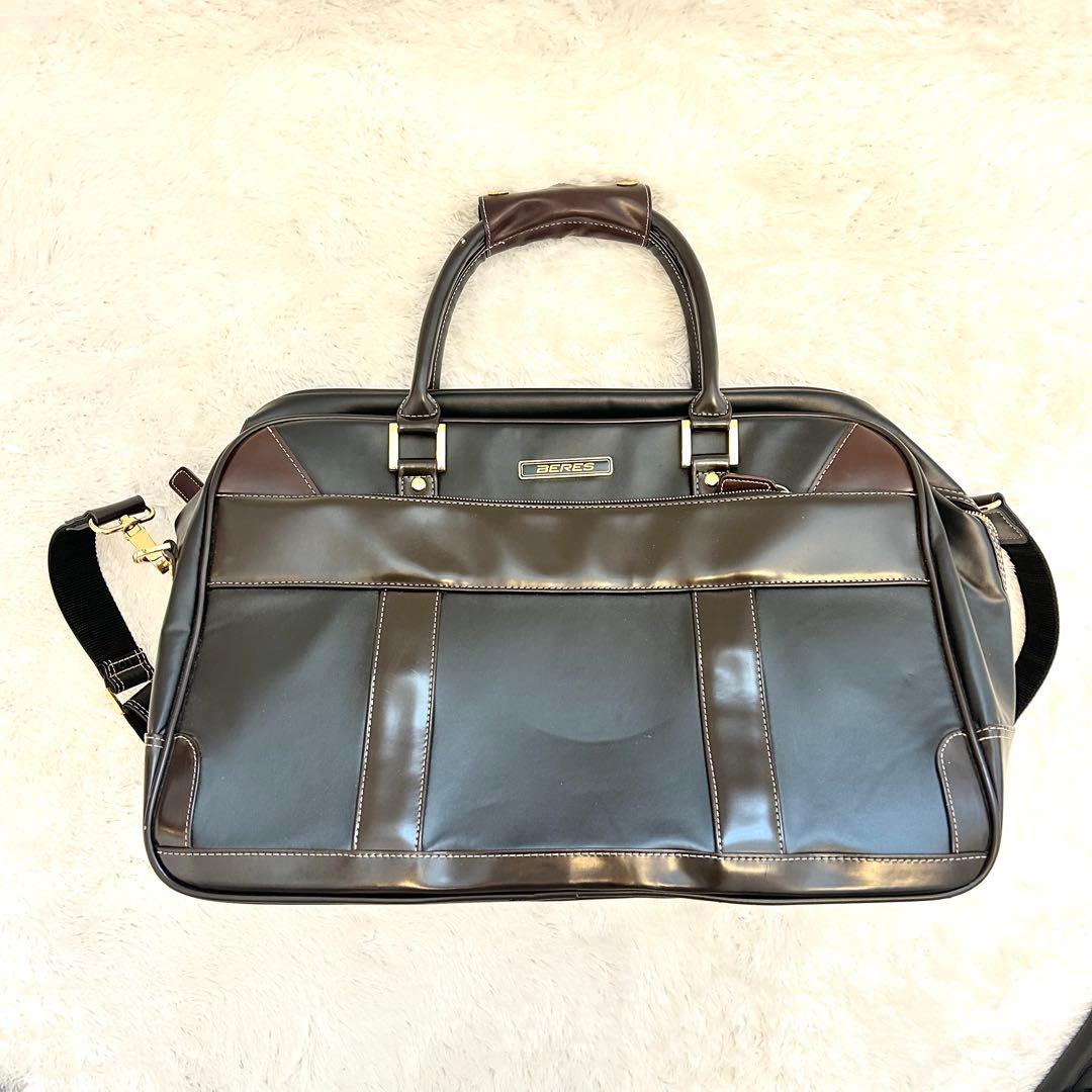 本間ゴルフ BERES ボストンバッグ 黒 大容量　2way ショルダー付き