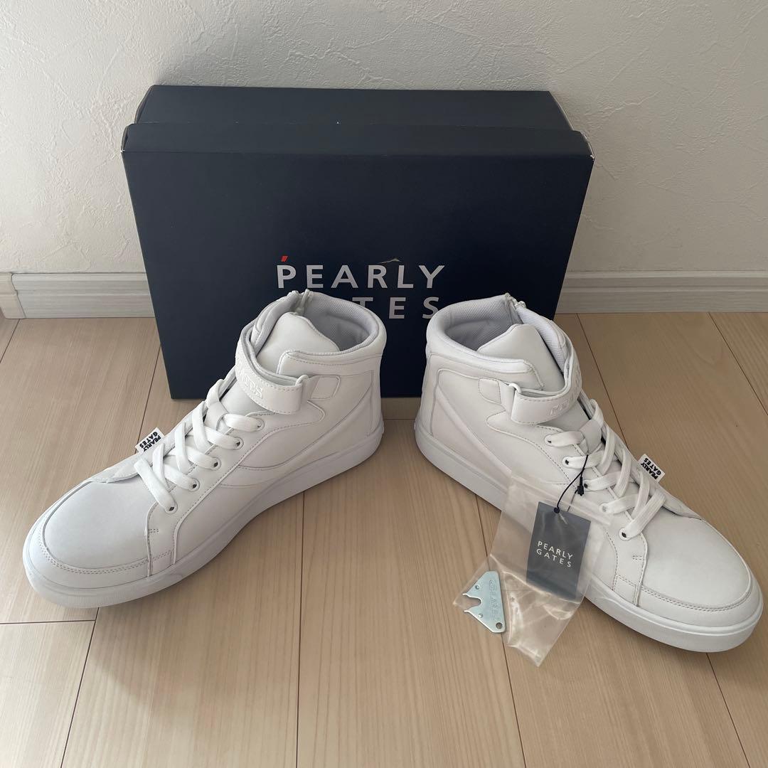 新品PEARLY GATES ゴルフシューズ 24cmホワイト 89
