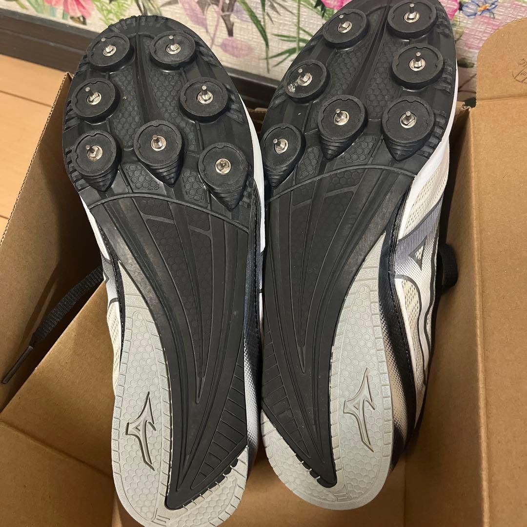 Mizuno X FIRST 2 スパイクシューズ ホワイト/ブラック 24cm