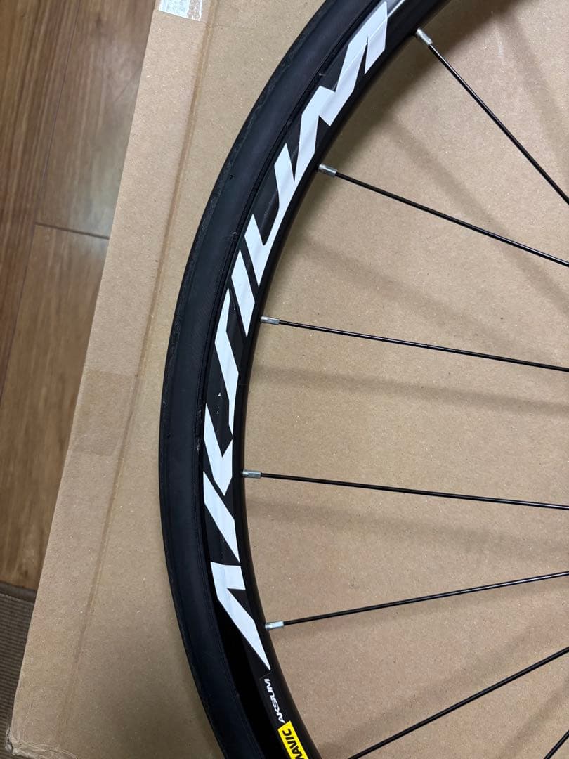 MAVIC AKSIUM ホイール ディスク 前後セット タイヤ付き DISC