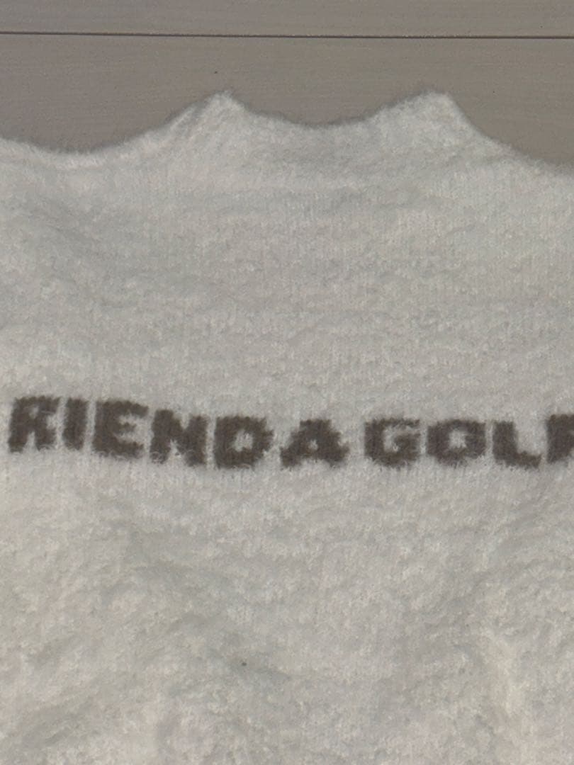 リエンダゴルフ　RIENDA GOLFニット　白　M