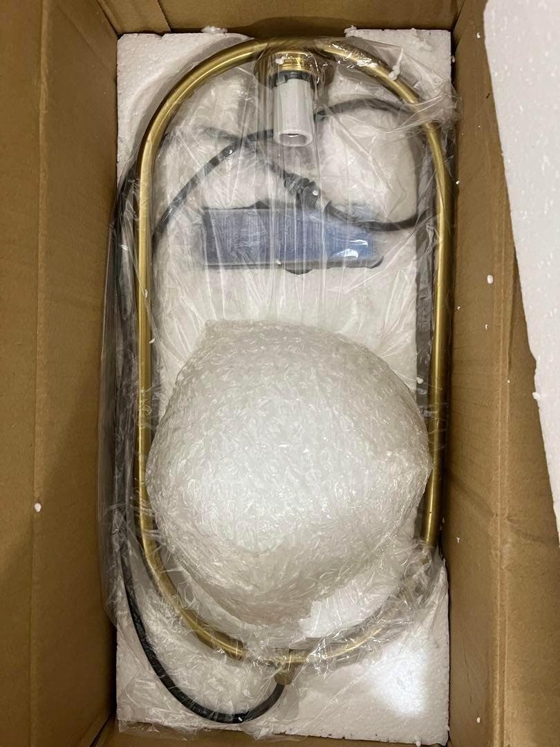 ペンダントライト 直結タイプ 電球付き ゴールド おしゃれ 照明 施主支給