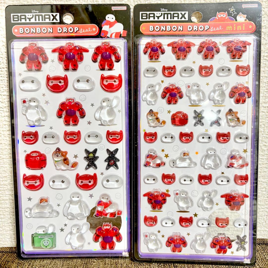 シール　ボンボンドロップシール　ディズニー　ベイマックス　ミニ　うるちゅる　プチ