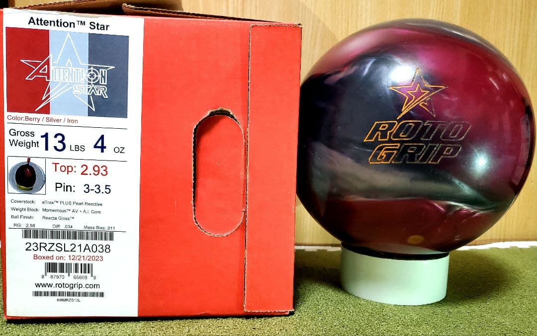 ひ*ん様 Roto Grip Attention Star ボウリングボール 1