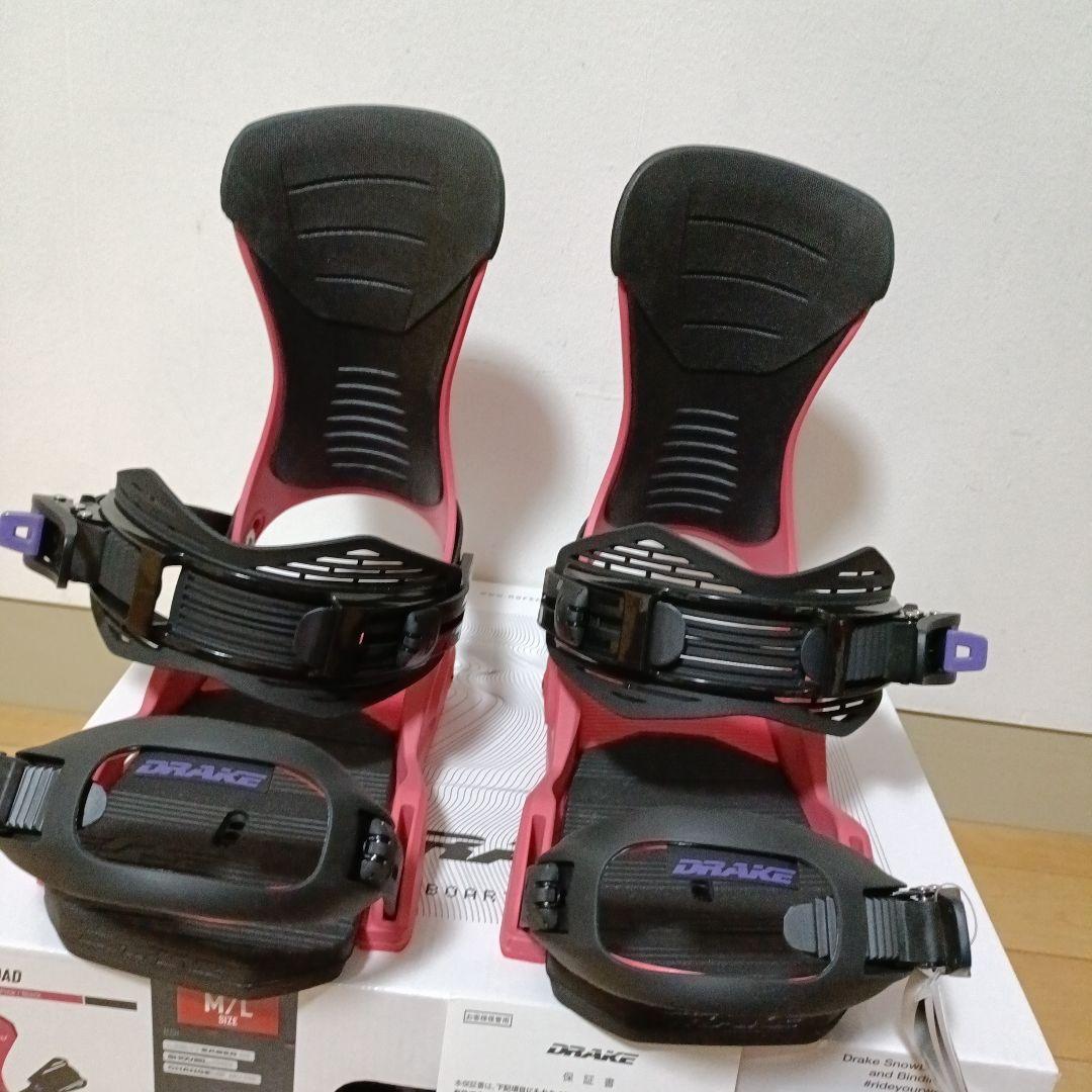 未使用品24-25 DRAKE RELOADサイズM/L ビンディング　グラトリ