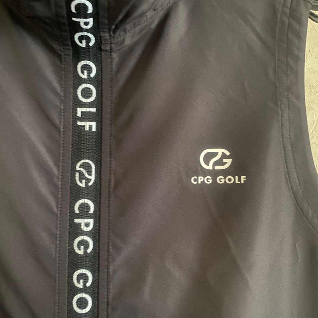 CPG GOLF フード付き ゴルフ ベスト ブラック