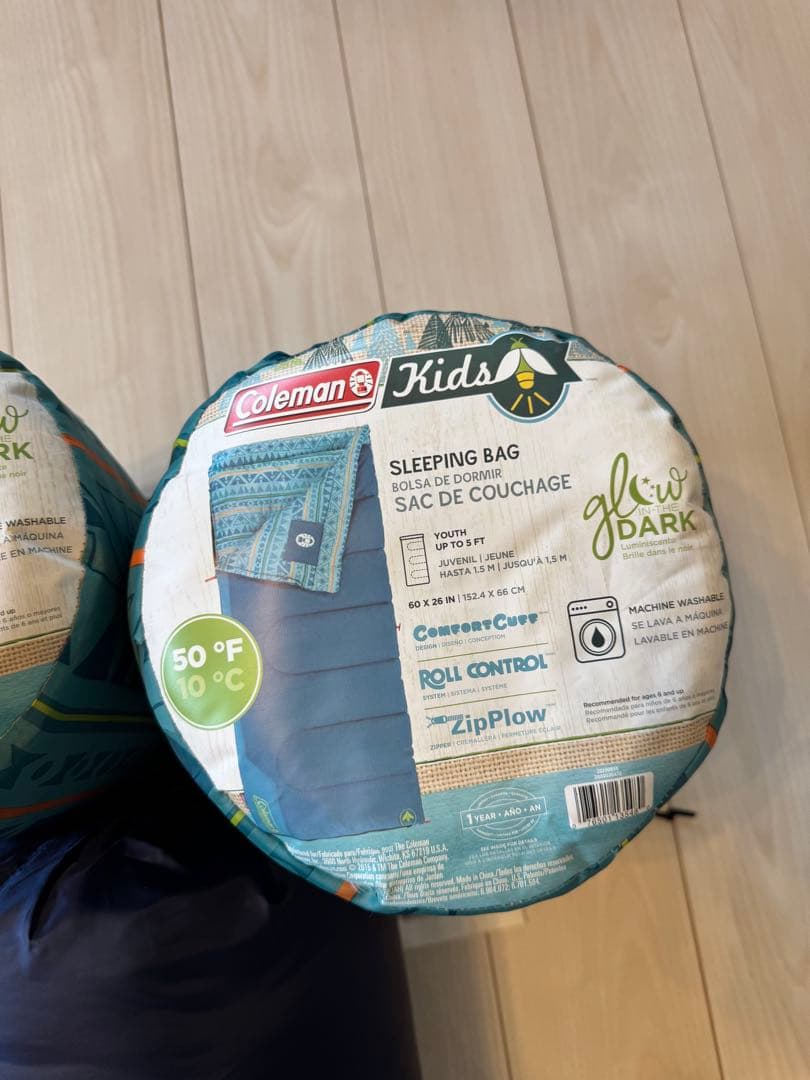 Coleman 寝袋 大人用一個、子供用2個