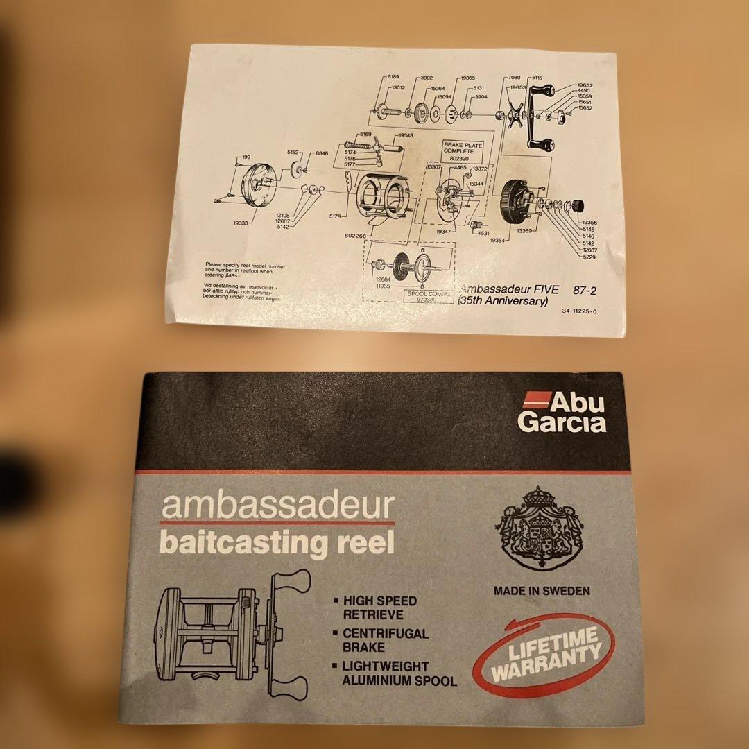 鯵*詰様 未使用 ABU ambassadeur FIVE 35thアニバーサリ