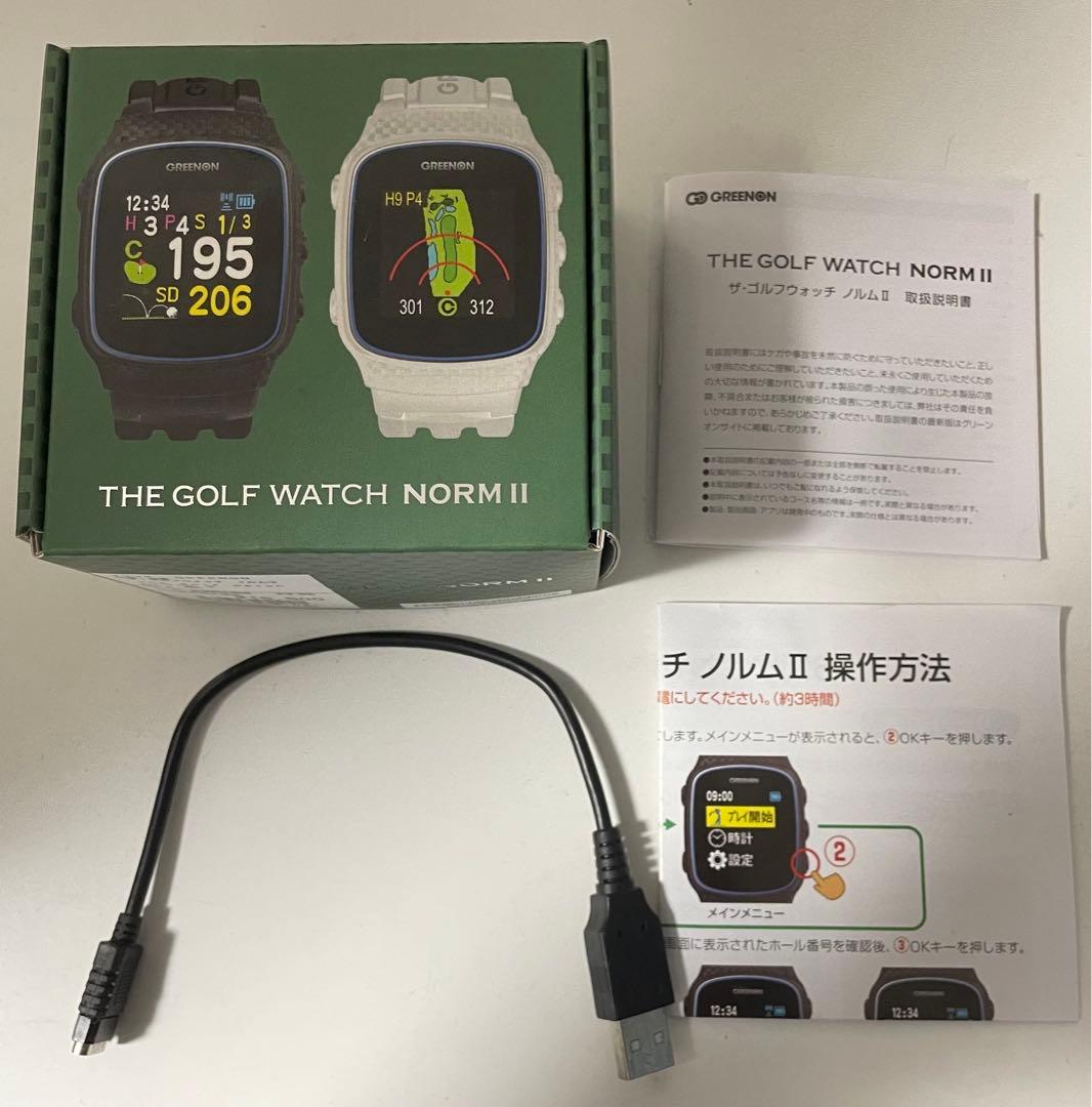 GREENON ゴルフウォッチ NORMⅡ GPSナビ機能搭載距離計