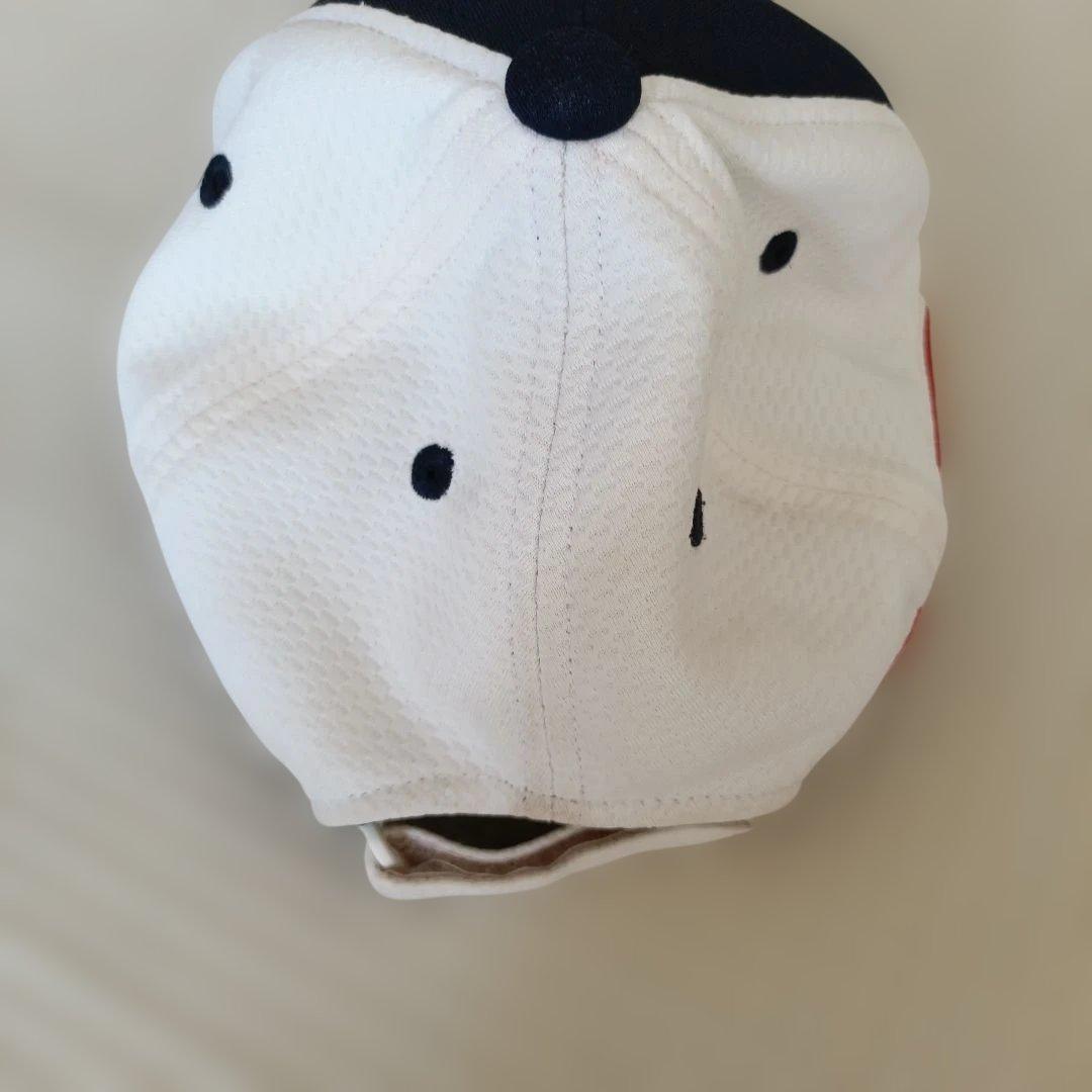 日大藤沢 野球 NIHON 刺繍ロゴ キャップ Mサイズ ネイビー・ホワイト